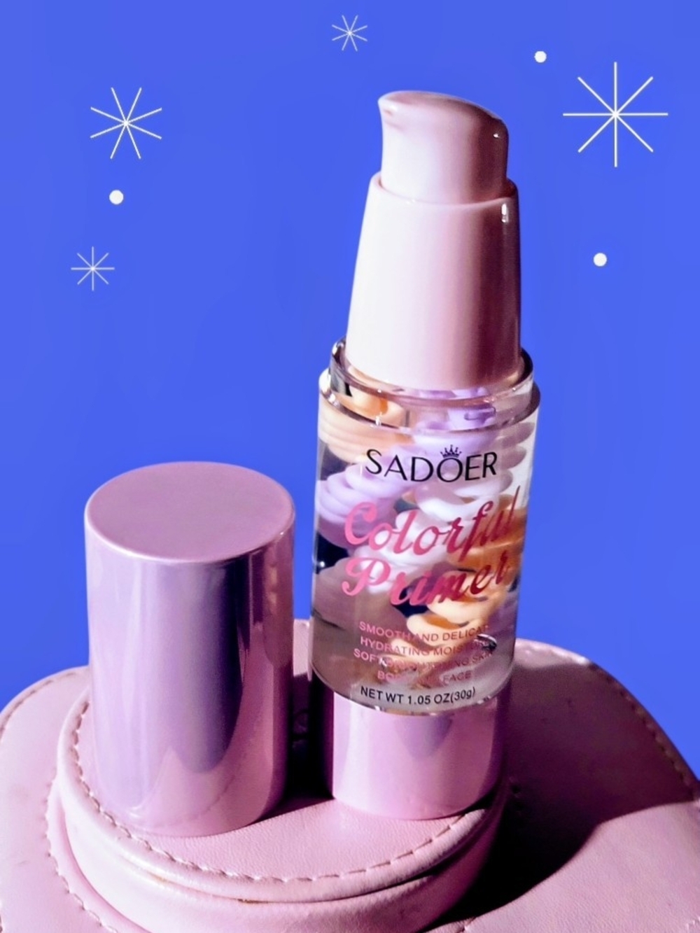Sadoer Transparent Primer 3-Color with multiple effects isolate concealer